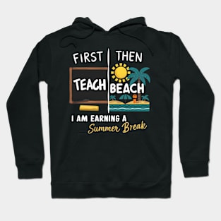 Last Day Of School Funny Teacher Summer Break Father's Day Hoodie